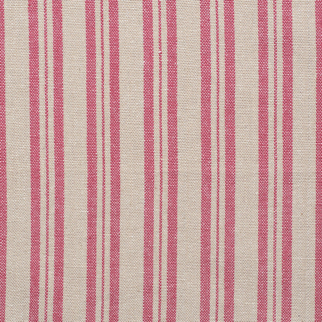Small Non Returnable Sample of Sail Red Ticking Stripe
