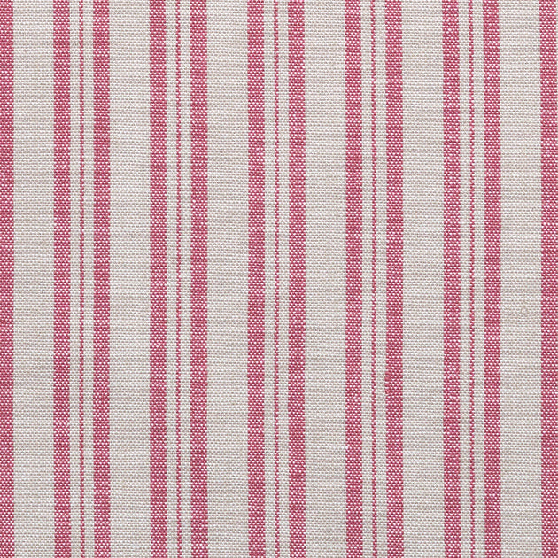 Swatch of Rusty Rose Medium Ticking Stripe