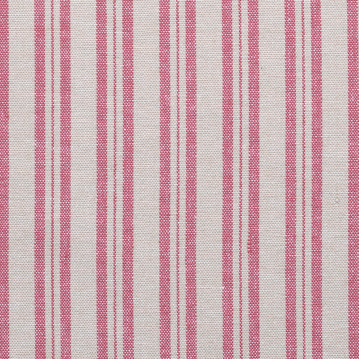 Small Non Returnable Sample of Rusty Rose Medium Ticking Stripe