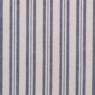 Small Non Returnable Sample of Beech Indigo Medium Ticking Stripe