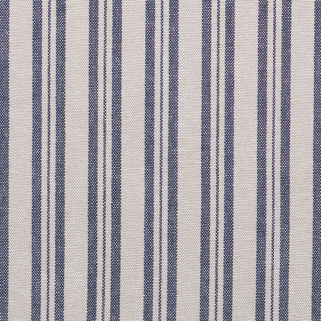 Small Non Returnable Sample of Beech Indigo Medium Ticking Stripe