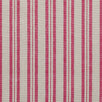 Berry Red Beech Ticking Stripe Cushion