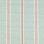 Single Curtain in Duck egg vintage stripe - 110cm (W) x 253cm (L)
