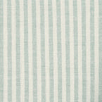 241 - Duck Egg Ivory Stripe Cotton – Roll Ends