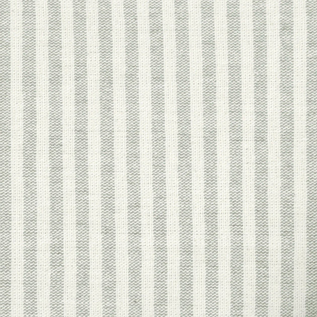 Grey Ivory Stripe Cotton – Double Width – 242 - Roll end 1m