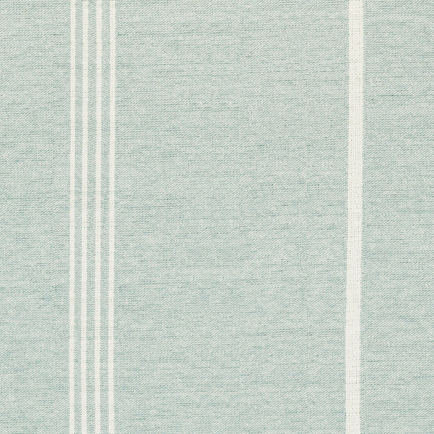 Swatch of Duck Egg Oxford Stripe