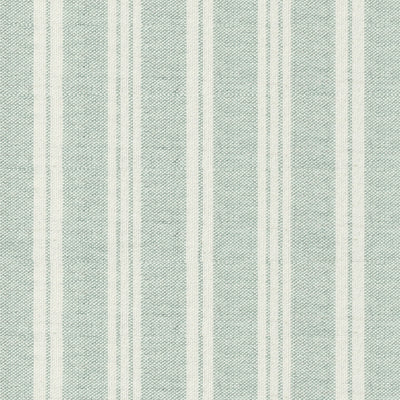 Duck Egg Ivory Cambridge Stripe – Double Width – 253