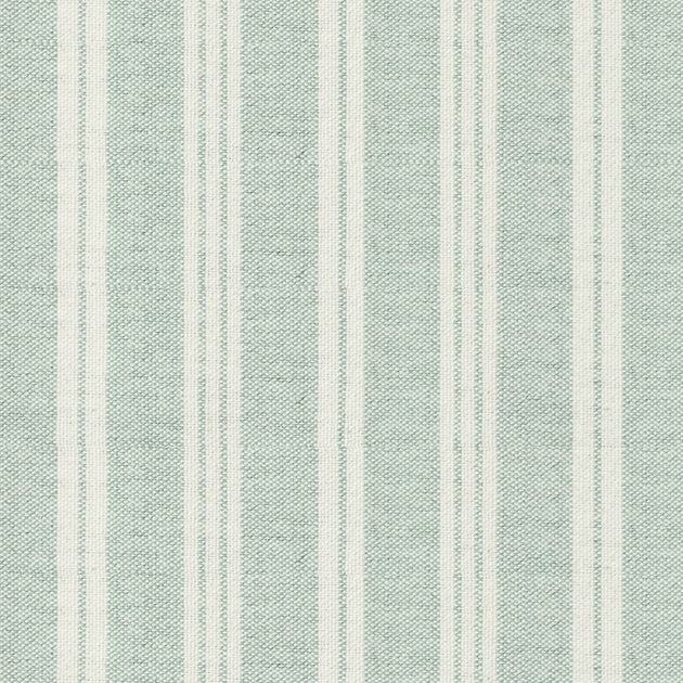 Duck Egg Ivory Cambridge Stripe – Double Width – 253