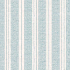 Swatch of True Blue Ivory Cambridge Stripe