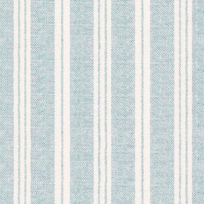 Swatch of True Blue Ivory Cambridge Stripe