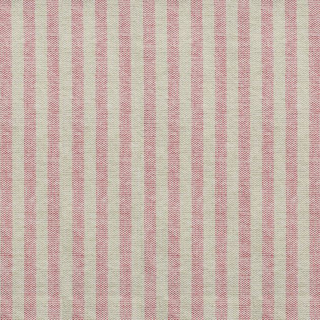 Rusty Rose Natural Stripe Cotton – Double Width - 271 Roll End 1m