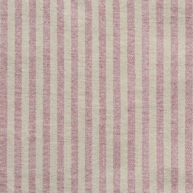 Small Non Returnable Sample of Rusty Rose Natural Stripe