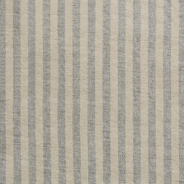 Small Non Returnable Sample of Charcoal Natural Stripe