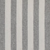 Small sample of Charcoal Ivory Wide Stripe