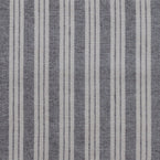 Small Non Returnable Sample of Charcoal Ivory Harrogate Stripe