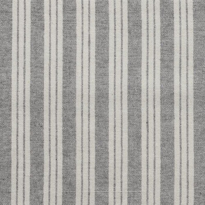 Charcoal Ivory Harrogate Stripe – Double Width – 274a