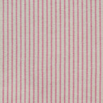 Large Sample of Rose Dark Jute Dimity Stripe