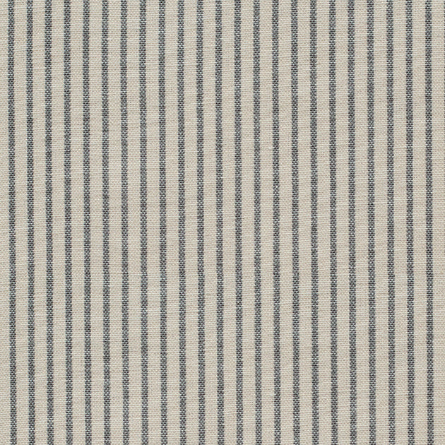 Swatch of Charcoal Dimity Stripe