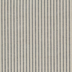 Charcoal Dimity Stripe Cotton