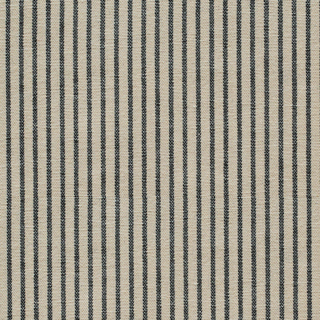 Sample of Black Dimity Stripe