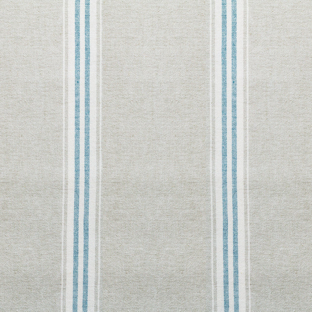 Small Non Returnable Sample of Grey Blue Gustavian Stripe