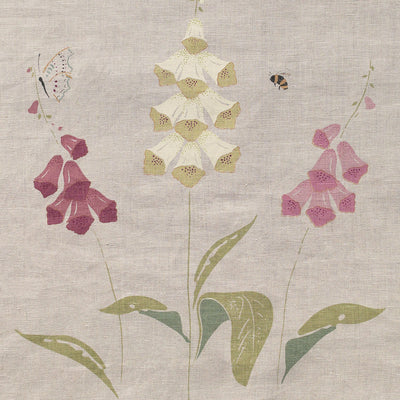 Hand-printed Original Foxglove Linen – 304