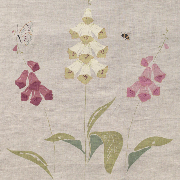 Hand-printed Original Foxglove Linen – 304