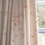 317 - Apple Blossom Raspberry Toile Linen - Sale