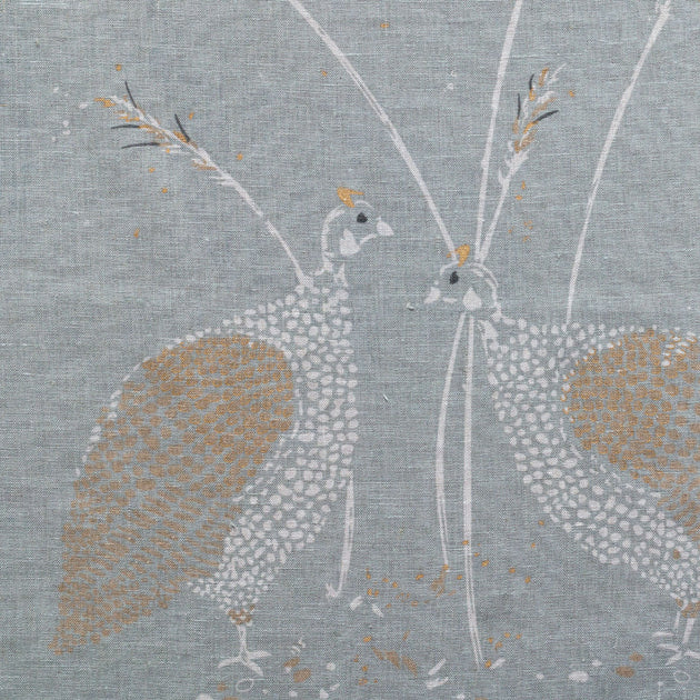 Large Returnable Sample of Reverse Guinea Fowl Linen