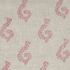 Small Non Returnable Sample of Red Shalini Linen