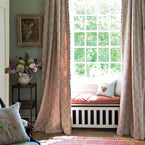 323 - Red Shalini Linen – Roll Ends