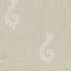 Small Sample of Light Beech Reverse Large Shalini Linen - Seconds