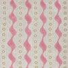 Hand-printed Pink Green Bloomsbury Linen – 331