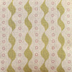 Hand-printed Green Pink Bloomsbury Linen - 330