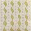Hand-printed Green Pink Bloomsbury Linen - 330
