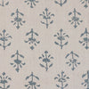 Small Non Returnable Sample of Marine Blue Moonflower Linen - SECONDS