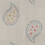 Small Non Returnable Sample of Salcombe Blue Malathi Linen