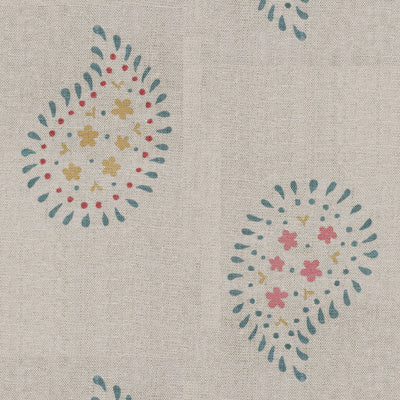 Small Non Returnable Sample of Salcombe Blue Malathi Linen
