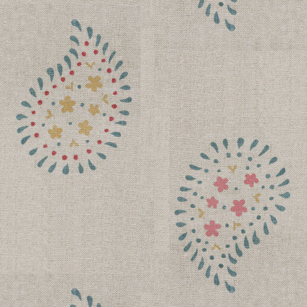 Large returnable sample of Salcombe Blue Malathi Linen