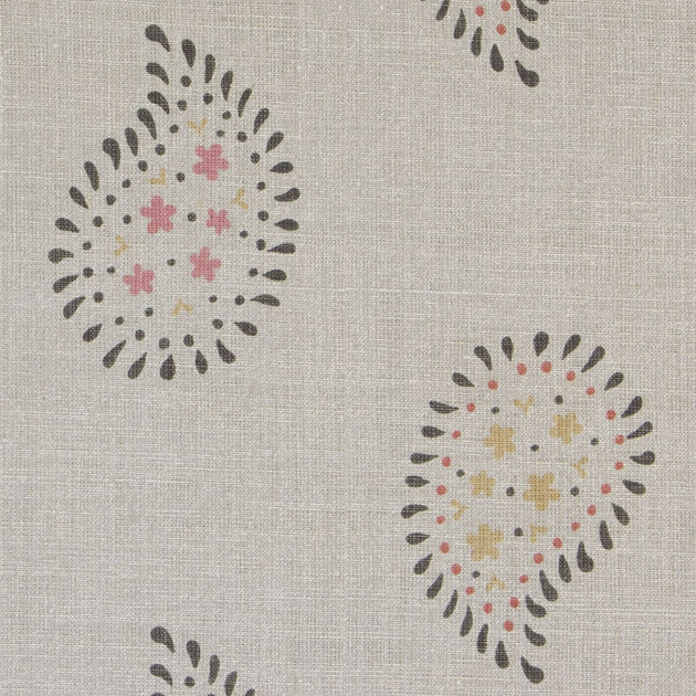 Large returnable sample of Charcoal Malathi Linen