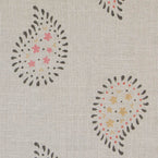 Hand-printed Charcoal Malathi Linen – 329