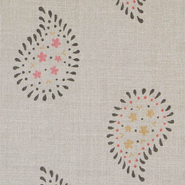 Large returnable sample of Charcoal Malathi Linen - SECONDS