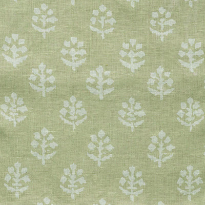 Slight Seconds - Hand-printed Reverse Catkin Megha Linen 2.7m panel - 352C