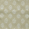 Hand-printed Reverse Catkin Megha Linen 2.7m panel - 352C