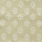 Small Non Returnable Sample of Hand-printed Reverse Catkin Megha Linen - Colour variation