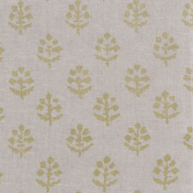 Small Non Returnable Sample of Summer Green Megha Linen