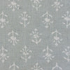 Small Non Returnable Sample of Reverse Smokey Blue Moonflower Linen