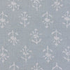 Hand-printed Reverse Smokey Blue Moonflower Linen – 334