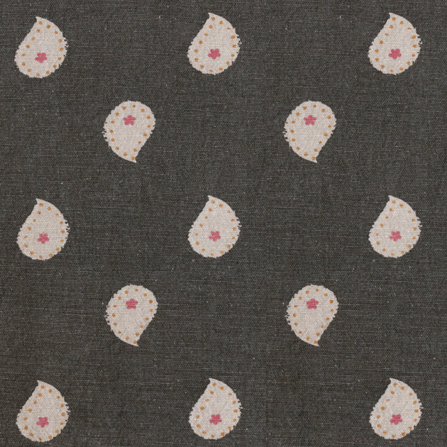 Small Non Returnable Sample of Charcoal Mika Stonewash Cotton