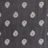 Small Non Returnable Sample of Charcoal Mika Stonewash Cotton